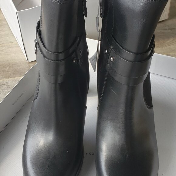 NWT Geox Anylla Leather Ankle Boots US10.5 - Picture 3 of 8